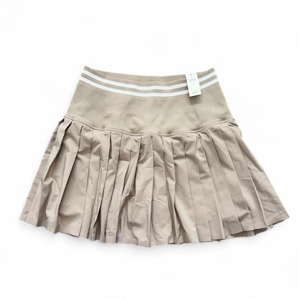 Offline by Aerie Brown Pleated Skort Athletic Seamless Size Small NWT